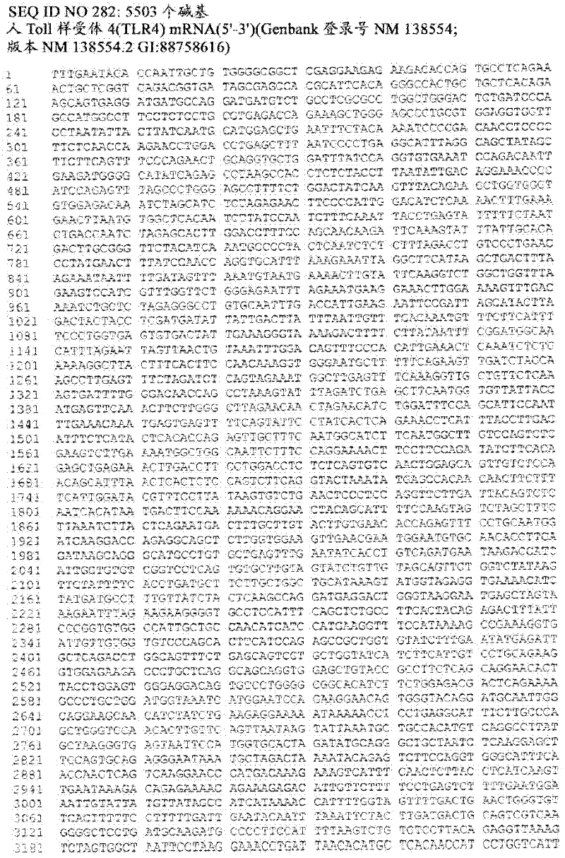 Modulation of toll-like receptor 4 expression by antisense oligonucleotides