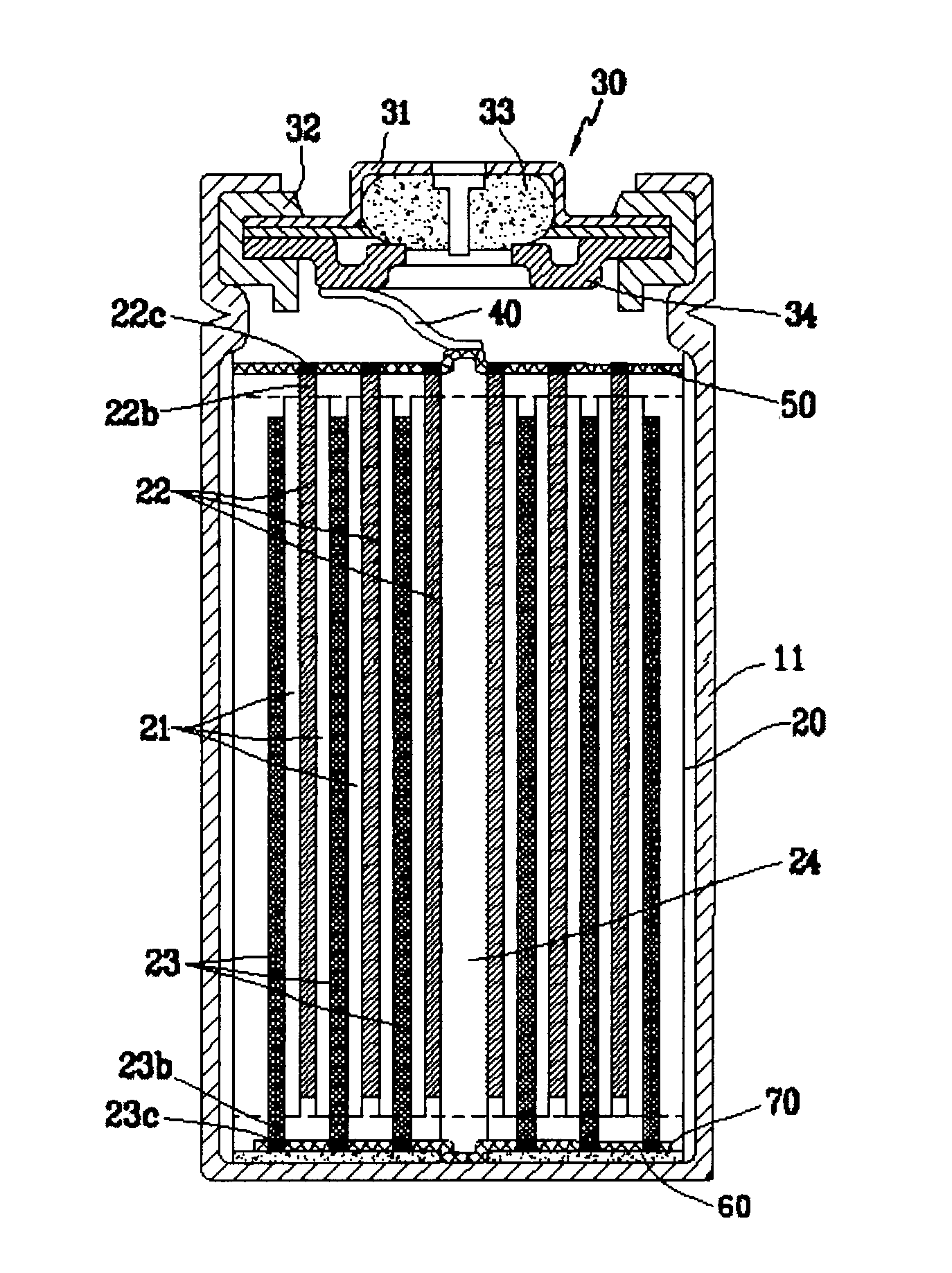 Lithium ion battery