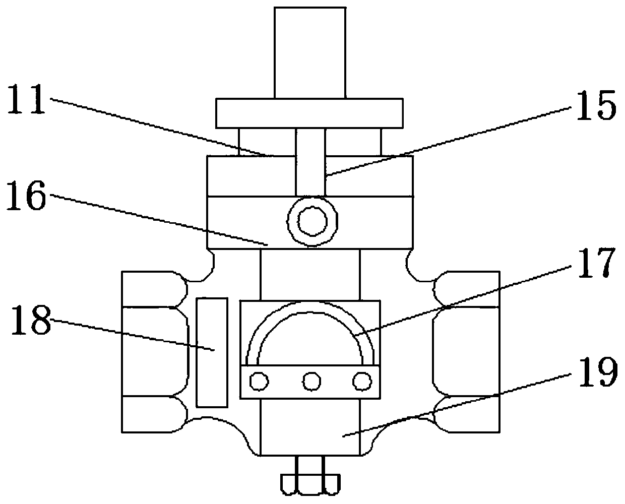 Emergency reset system for combined type railway large-scale road maintenance machine