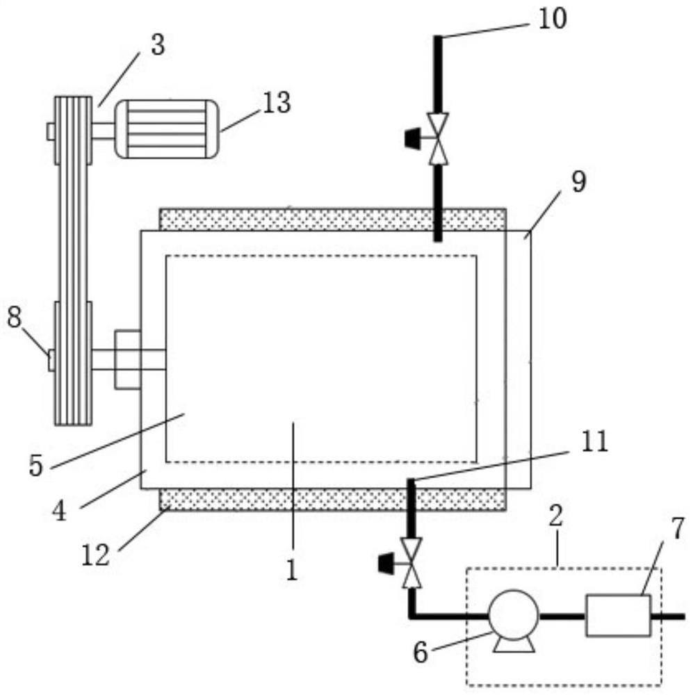 Waste cotton-polyester blended fabric separating and recycling device and recycling process and application thereof