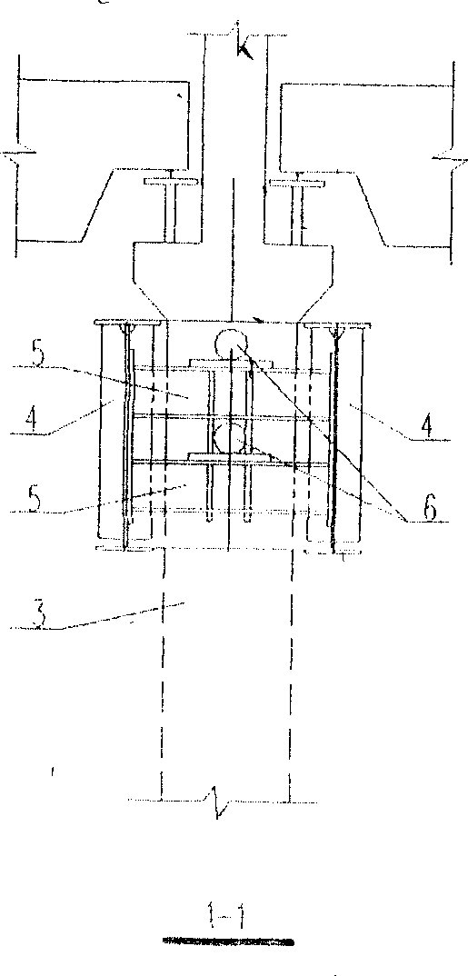 Method for drawing out bean and prop of workshop without stopping production