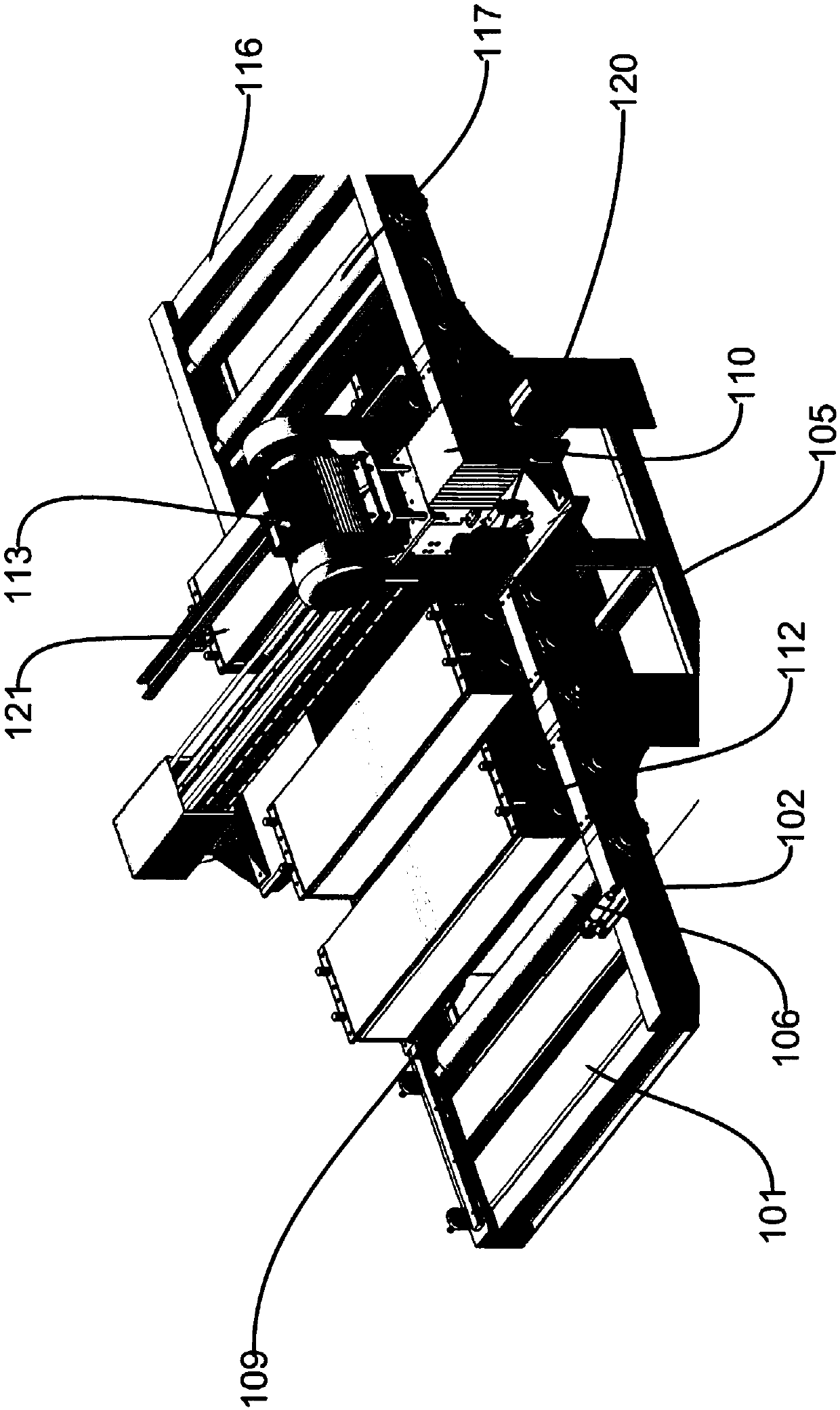 Automatic plate grooving device and plate grooving machining method thereof