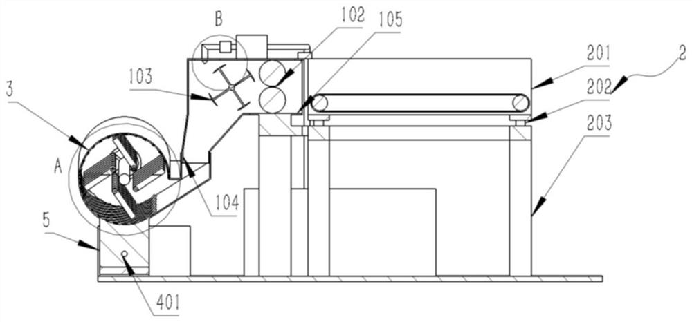 Self-adaptive forage grass filament rubbing machine and control method