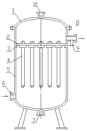 Efficient desulfurization waste liquid salt extraction recovery device