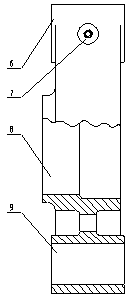 Driving mechanism for die-assembling thrust base