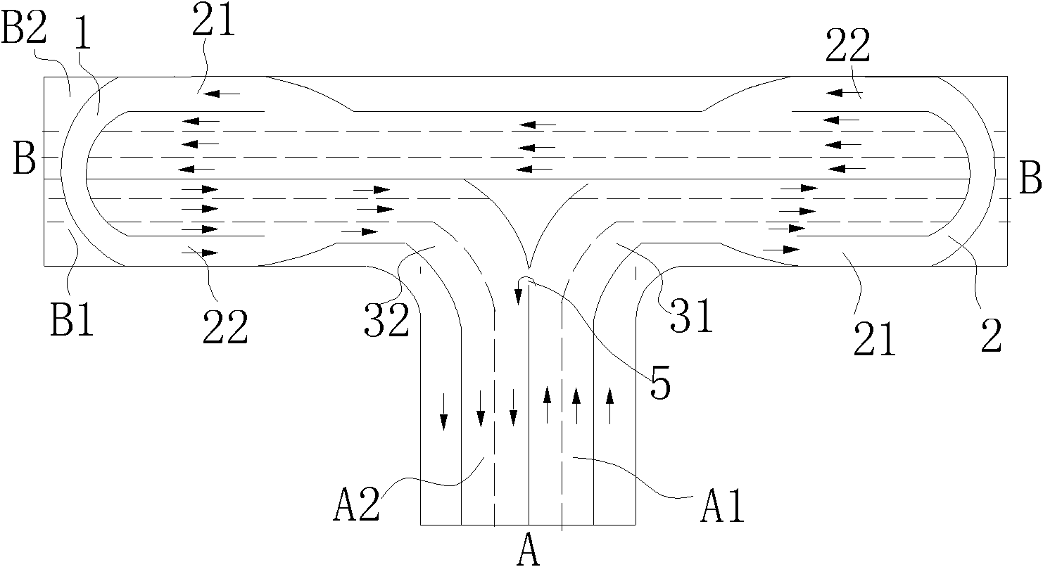 Shift-type interchange overpass for all-time and all-direction traffic at road intersections