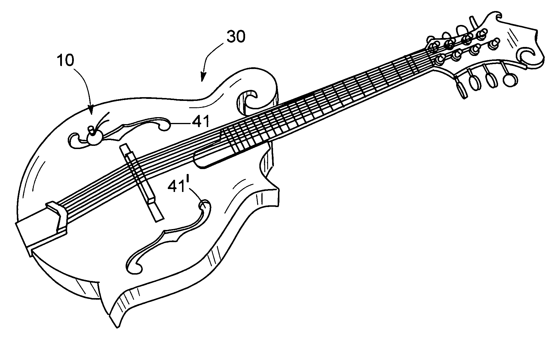 Acoustic amplifier and tone controller for stringed musical instruments