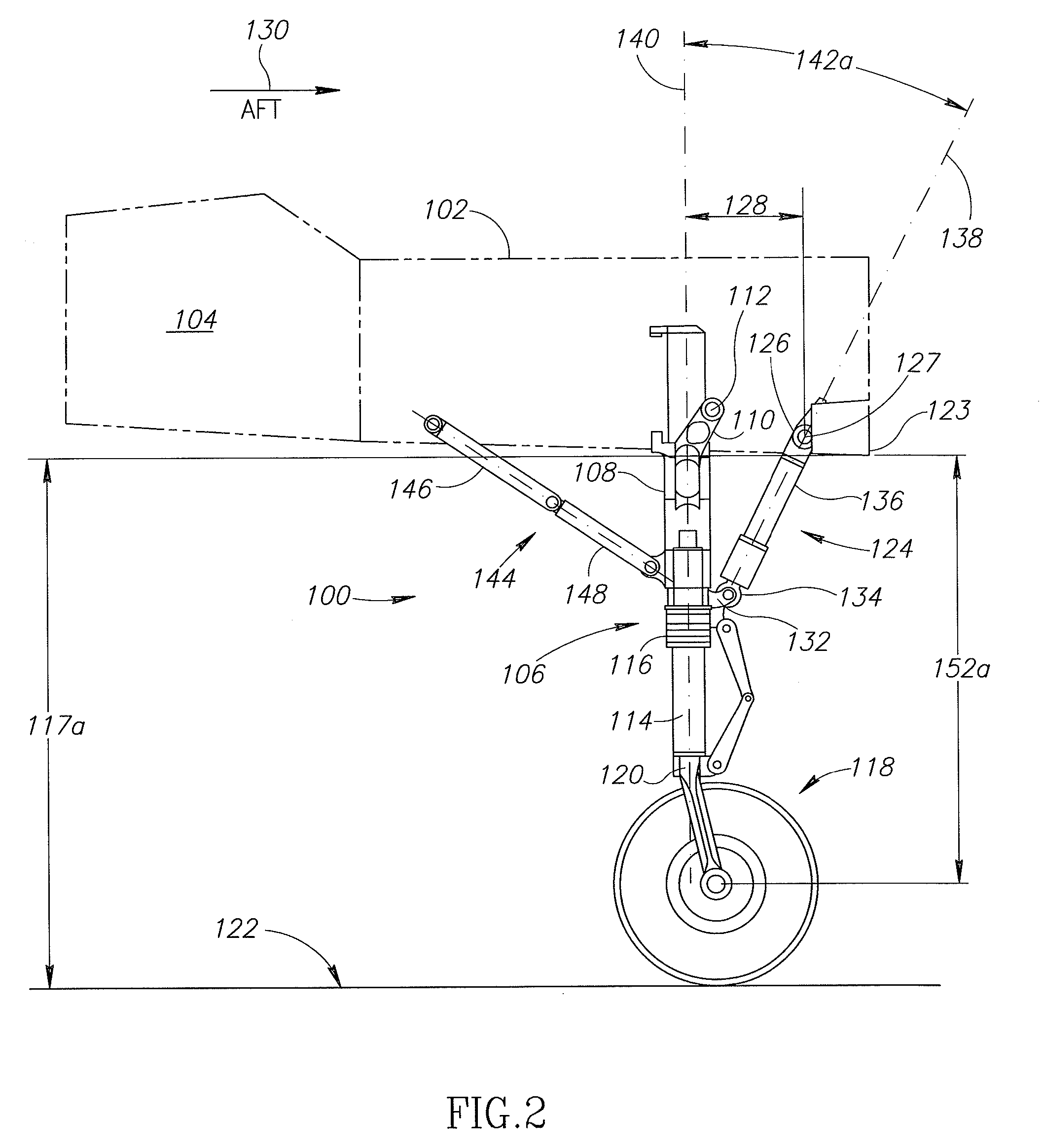 Adjustable landing gear system