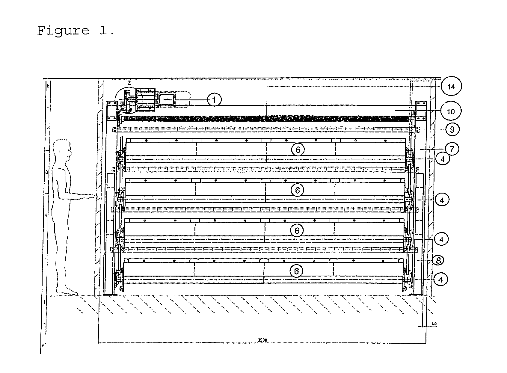 Bioreactor Assembly Comprising at Least One Tray-Like Rocking Platform