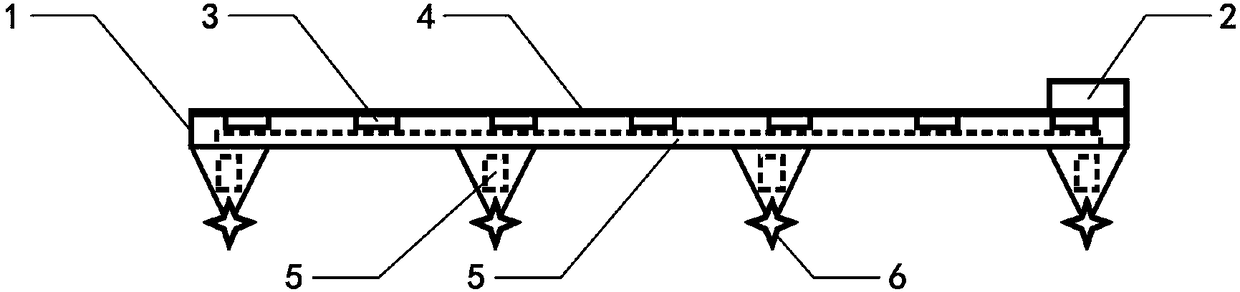 Modularized mobile airplane water taking-off and landing platform based on photovoltaic power station