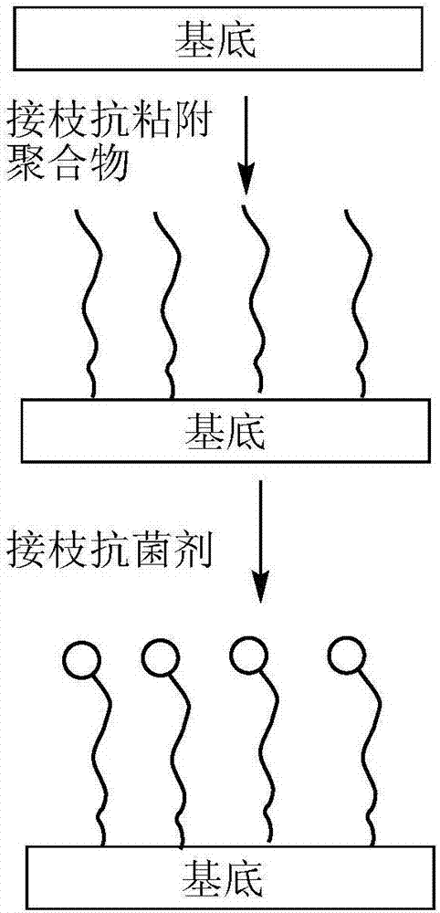 Method for preparing antibacterial surface on medical material surface