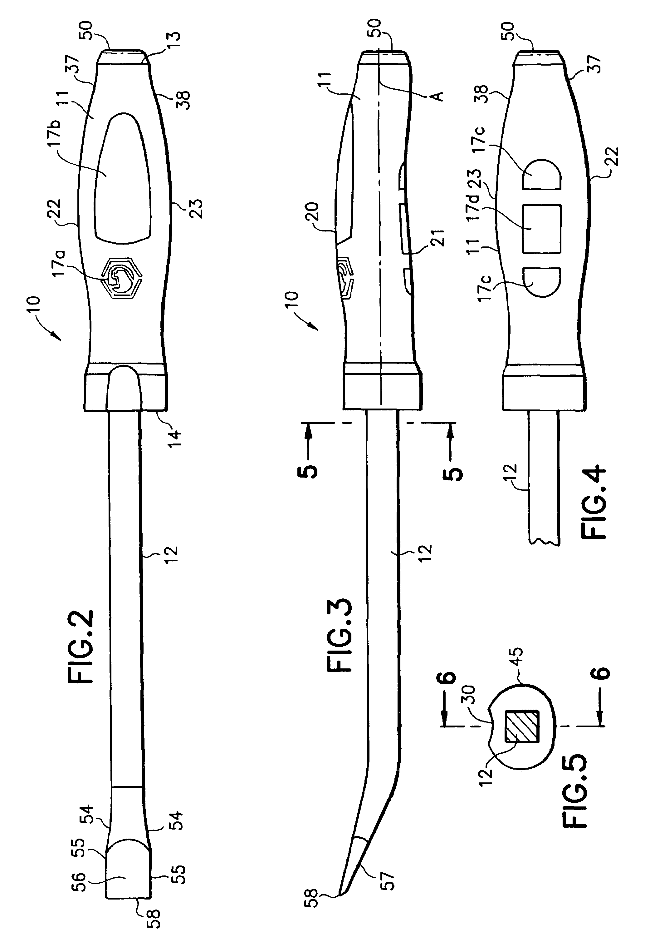 Pry bar ergonomic handle