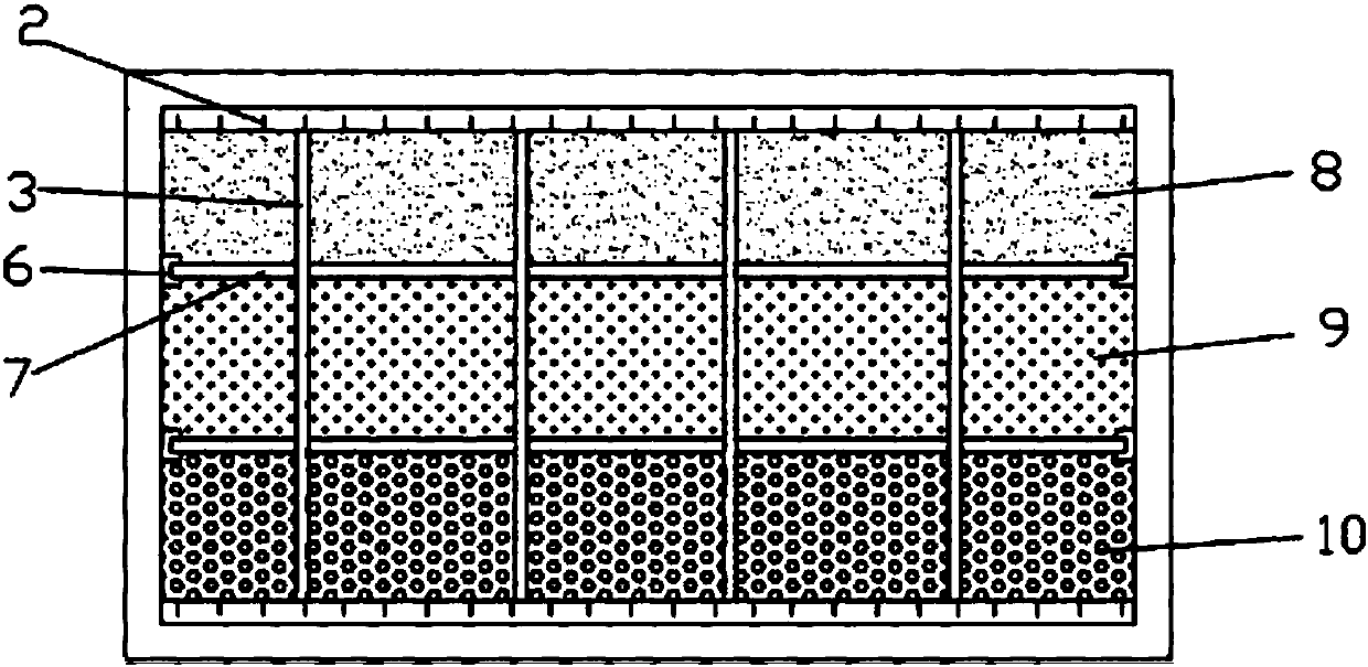 Experimental latticed seedling culturing box with temperature control function