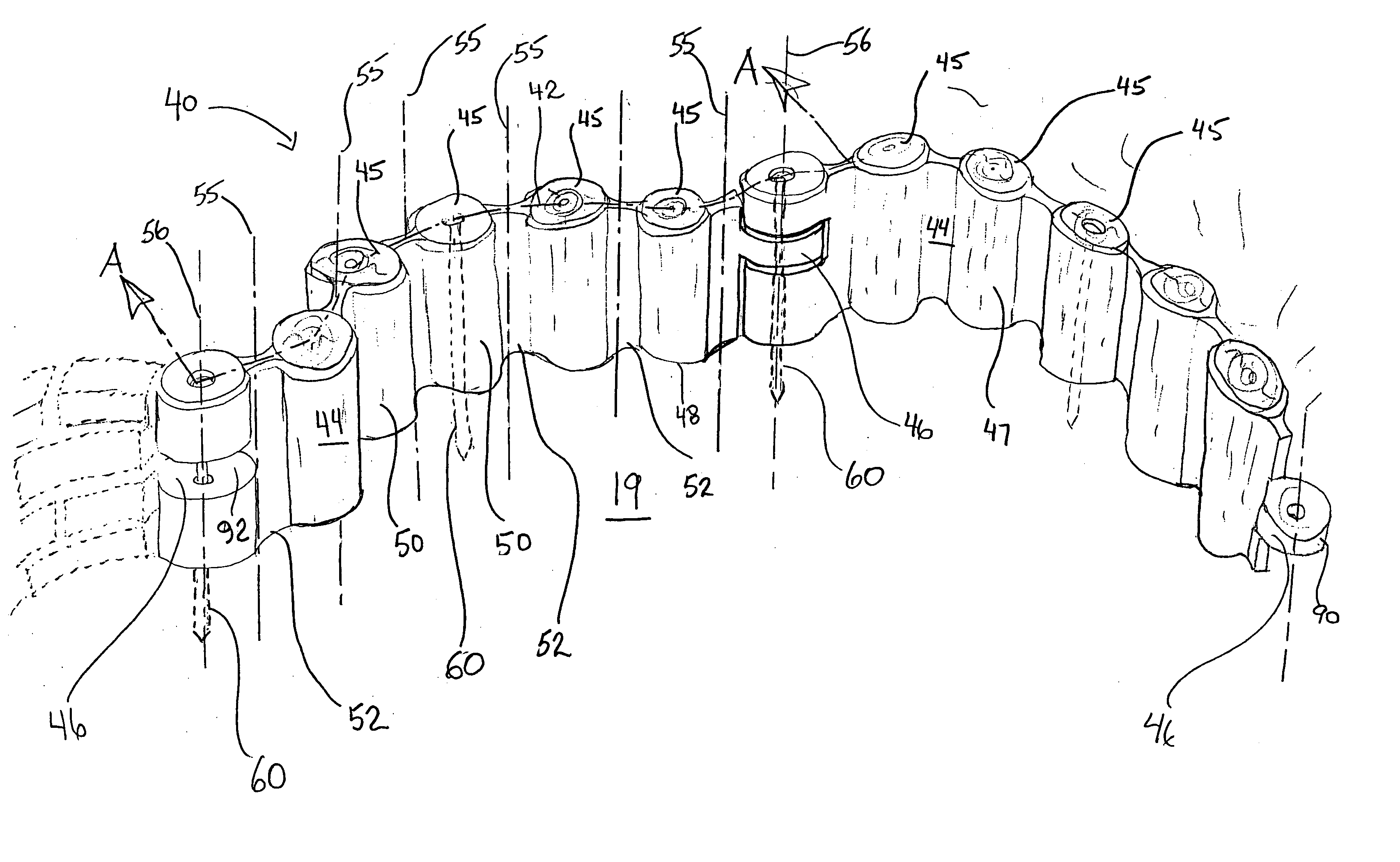 Interlocking conformable retainer wall system