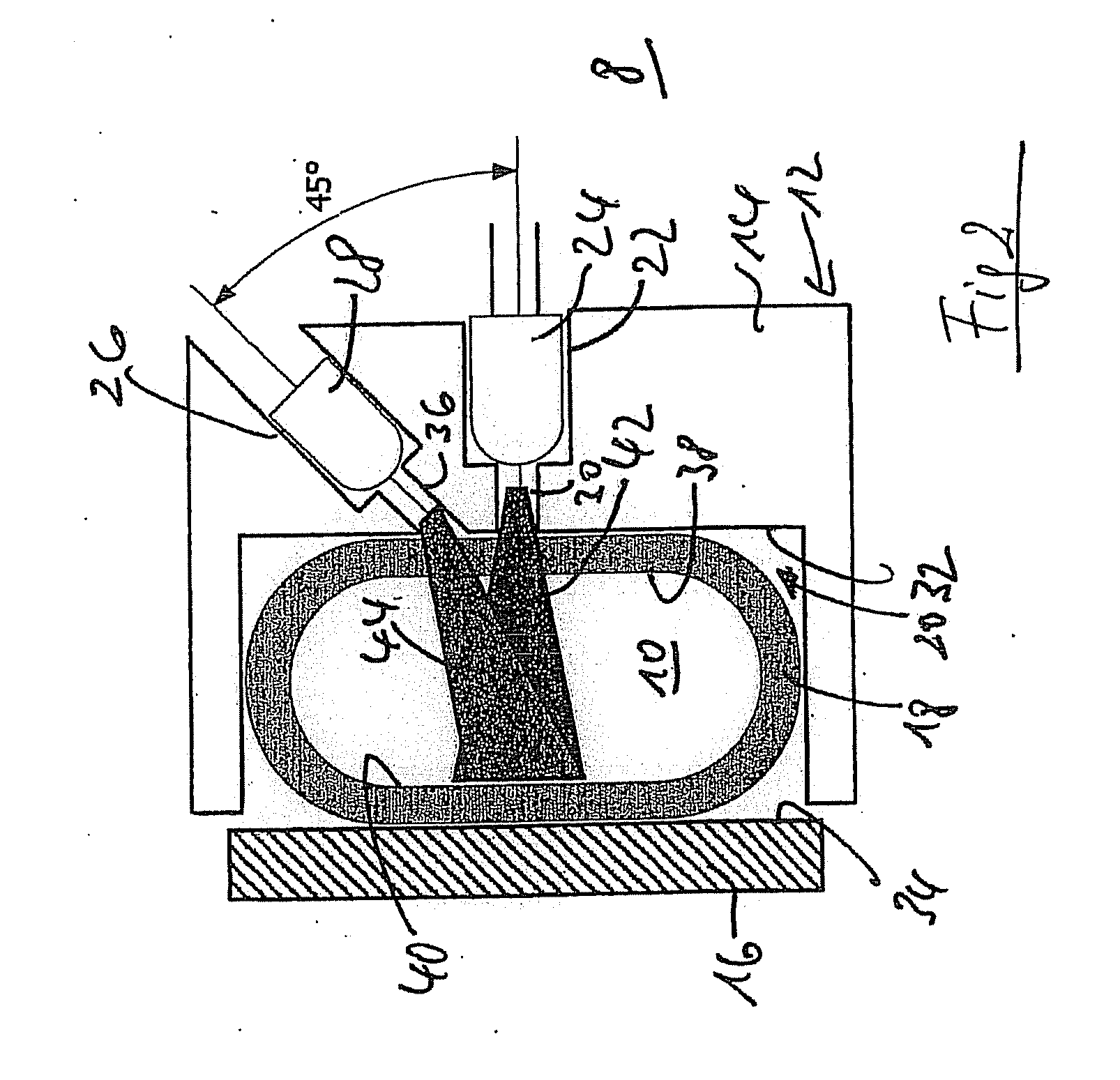 Spectroscopic detector and method for determining the presence of blood and biological marker substances in liquids