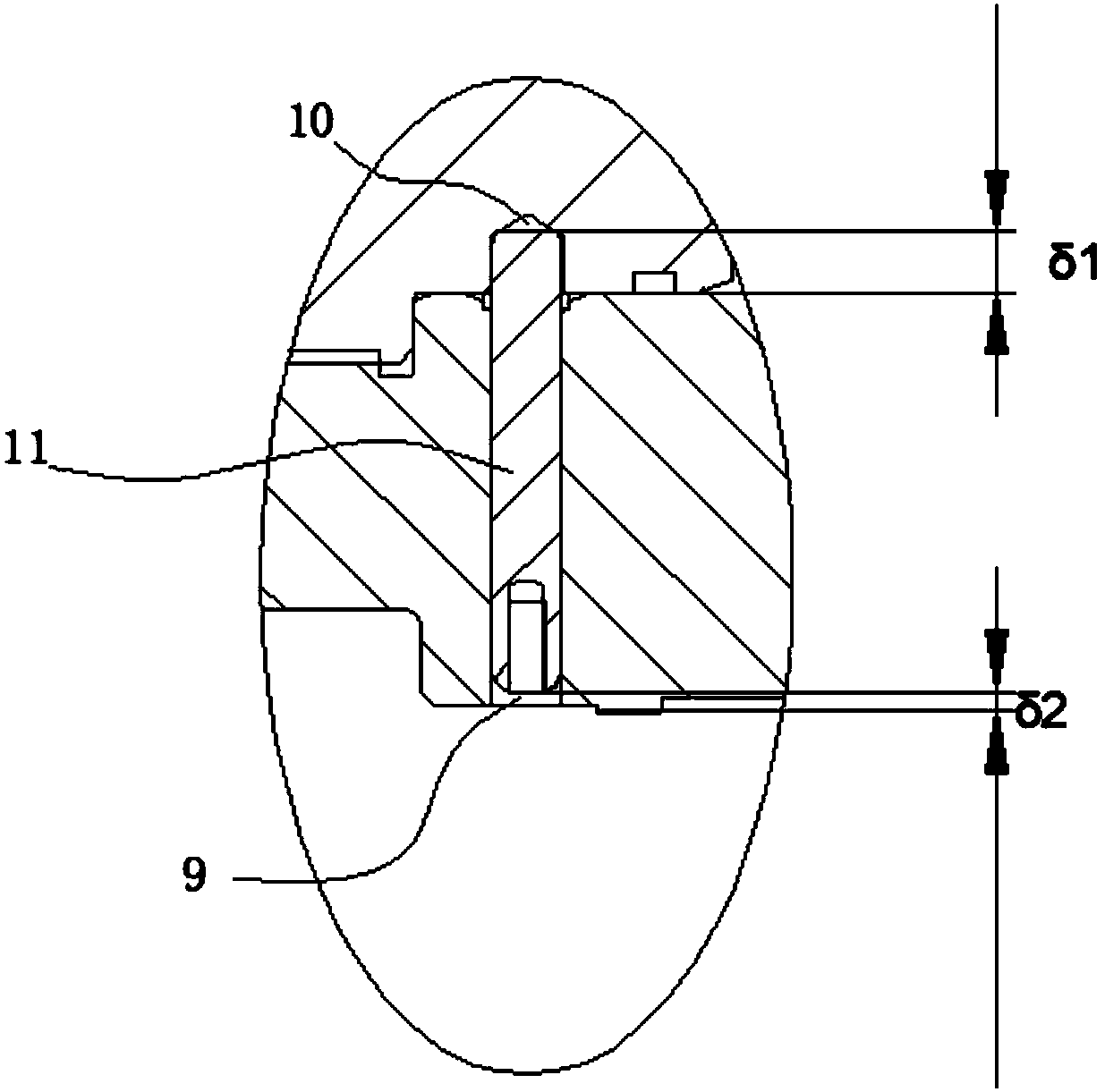 Reliable and anti-loose one-way isolating valve structure and pressure cylinder structure