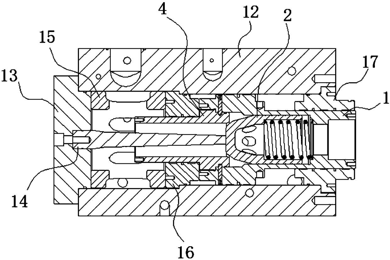 Reliable and anti-loose one-way isolating valve structure and pressure cylinder structure