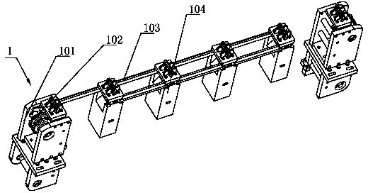 Conveying and transferring mechanism special for lock cylinders