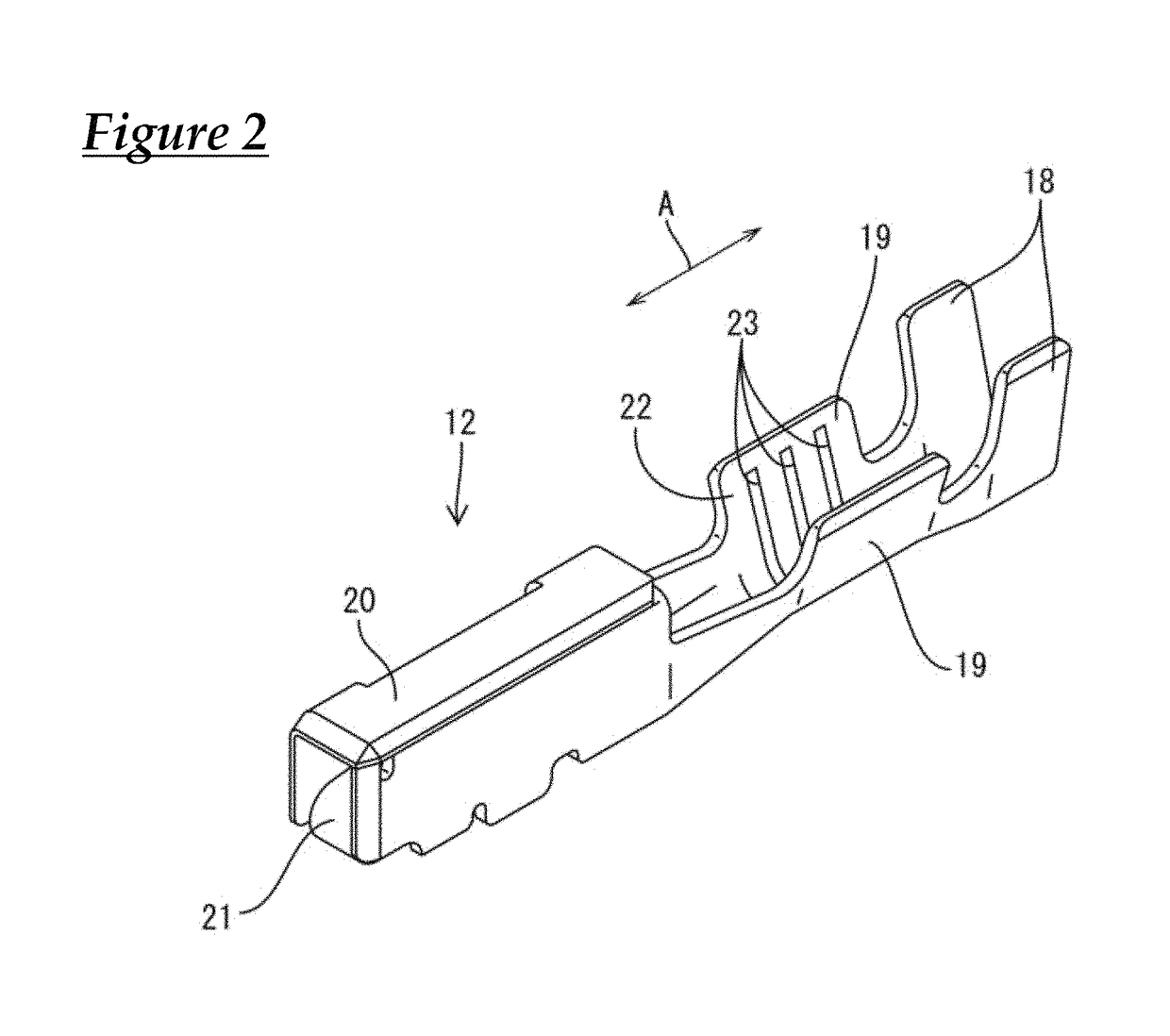 Wire with terminal and manufacturing method therefor