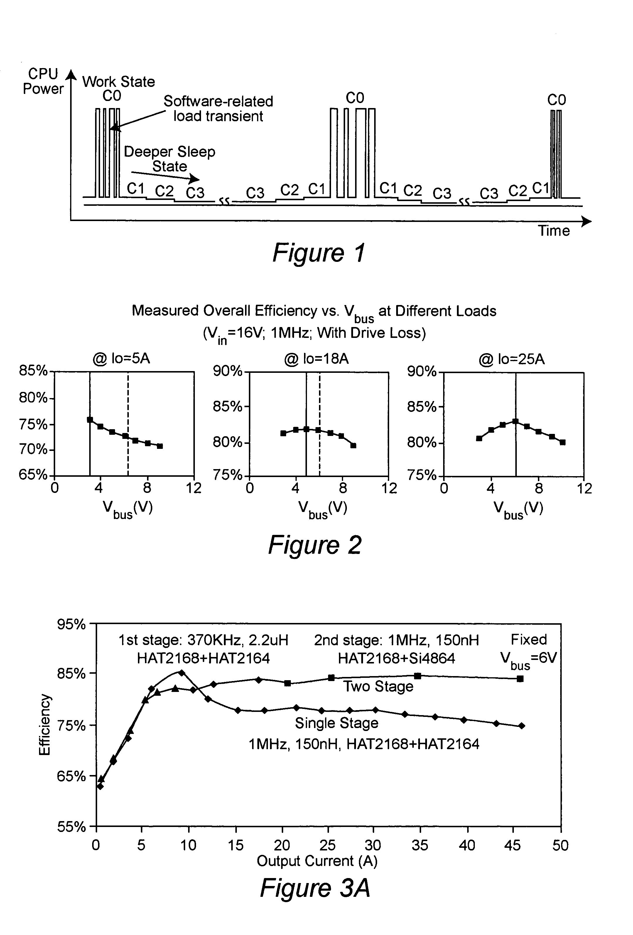 Adaptive bus voltage positioning for two-stage voltage regulators