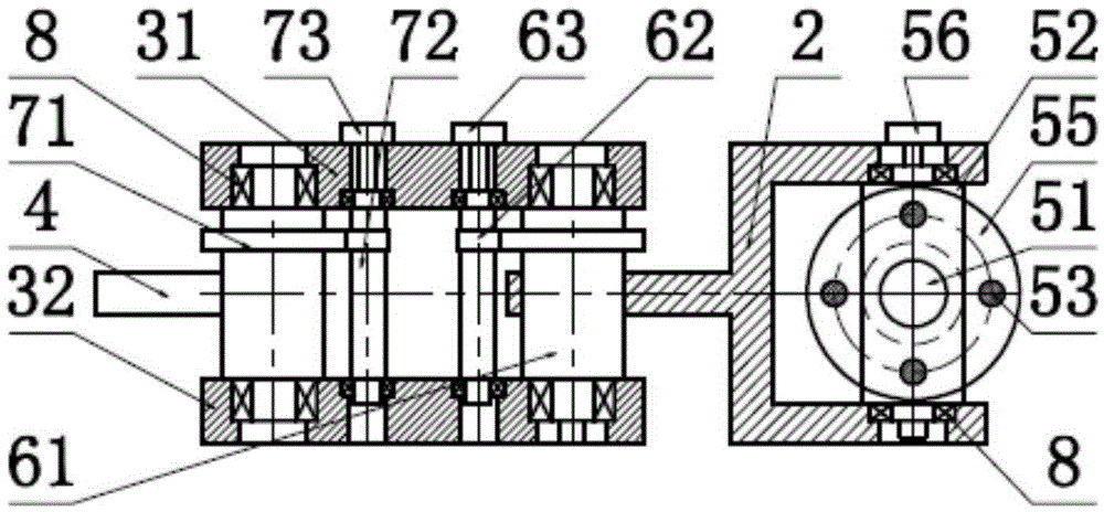 Four-freedom-degree parallel human-simulated low-frequency mechanical foot