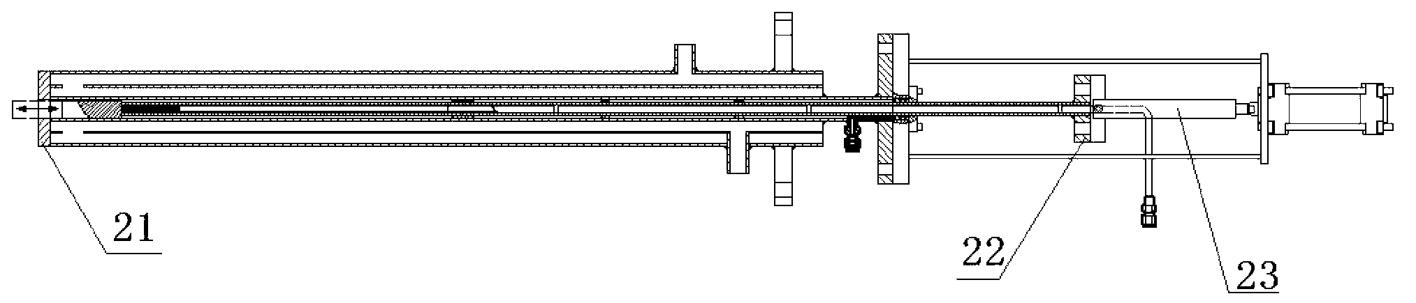 Maintenance-free high-temperature gas sampling probe