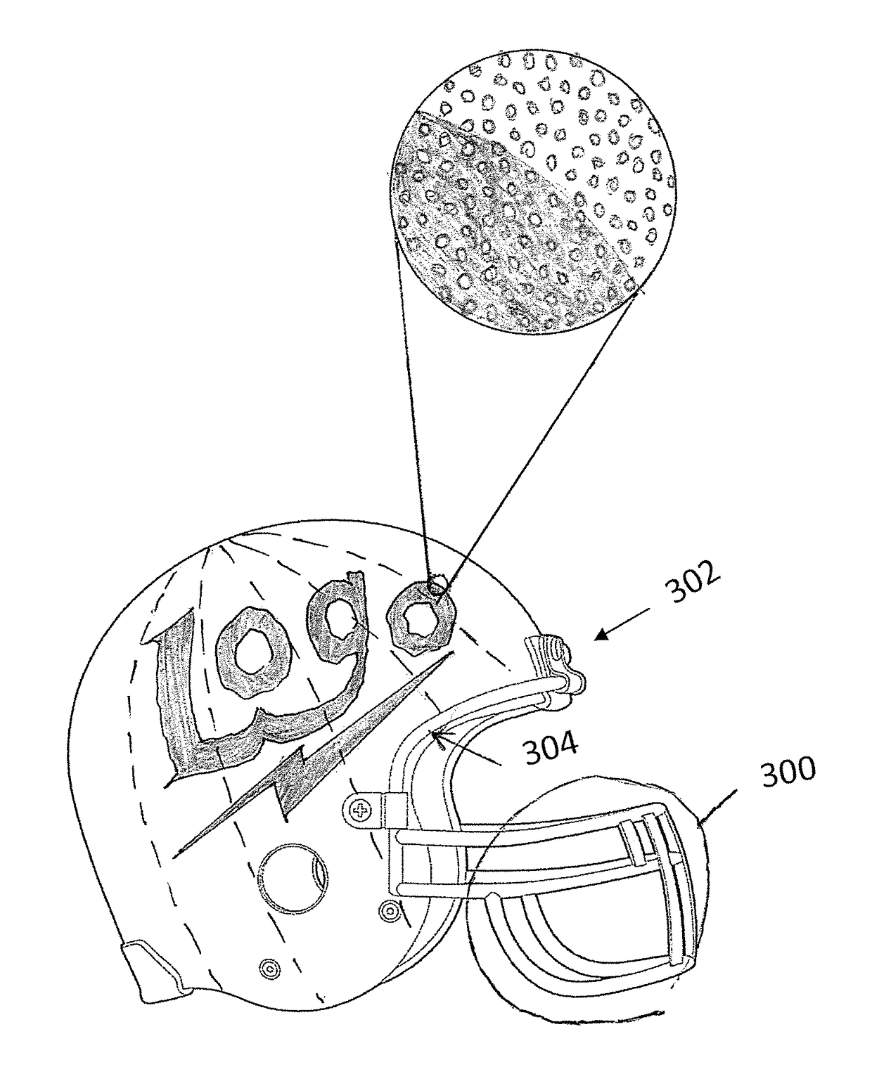 Optimized visual field helmets