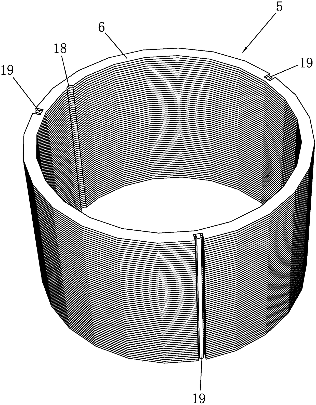 Permanent magnet electromagnetic needle