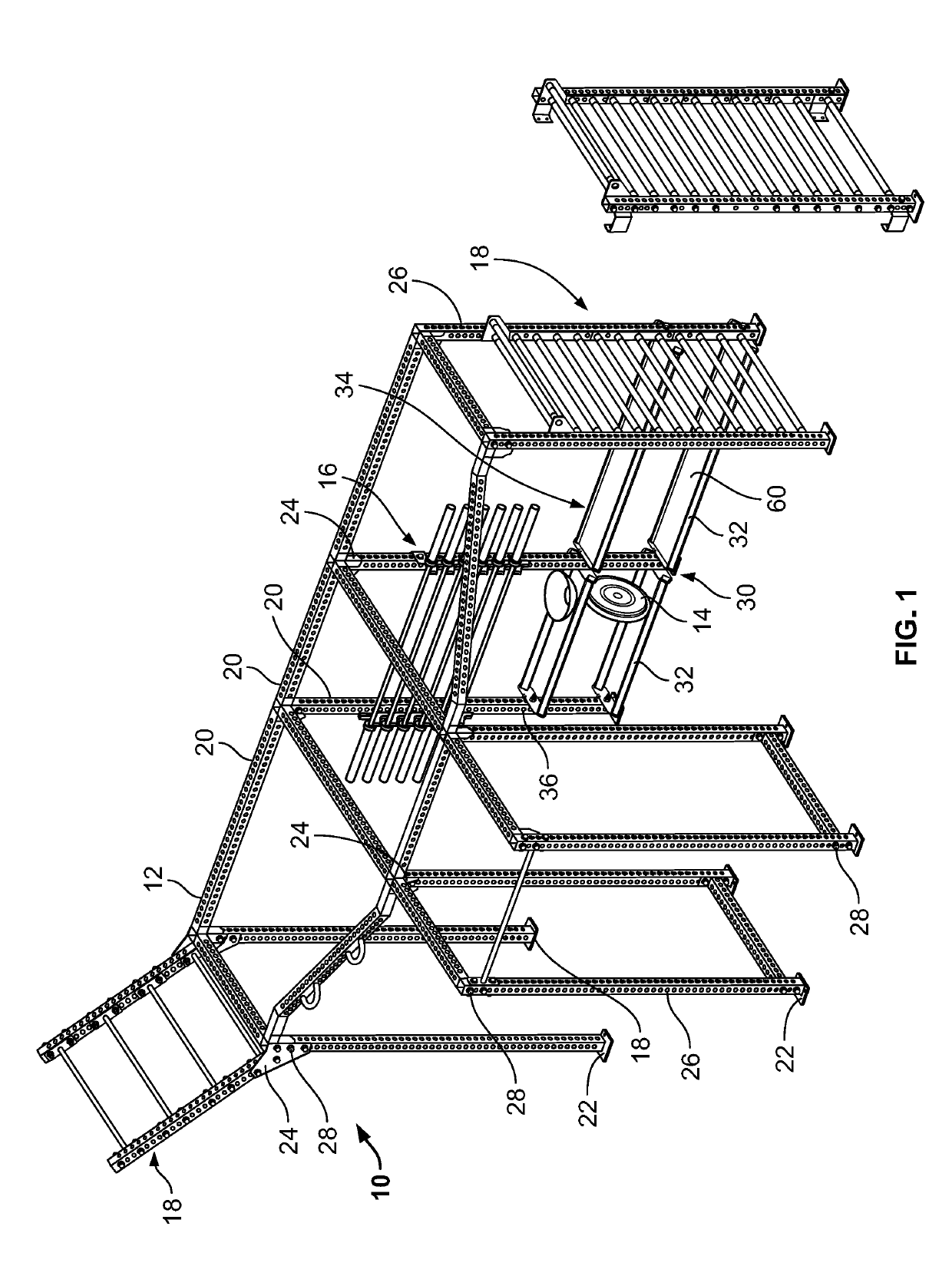 Weight Rack and Shelf