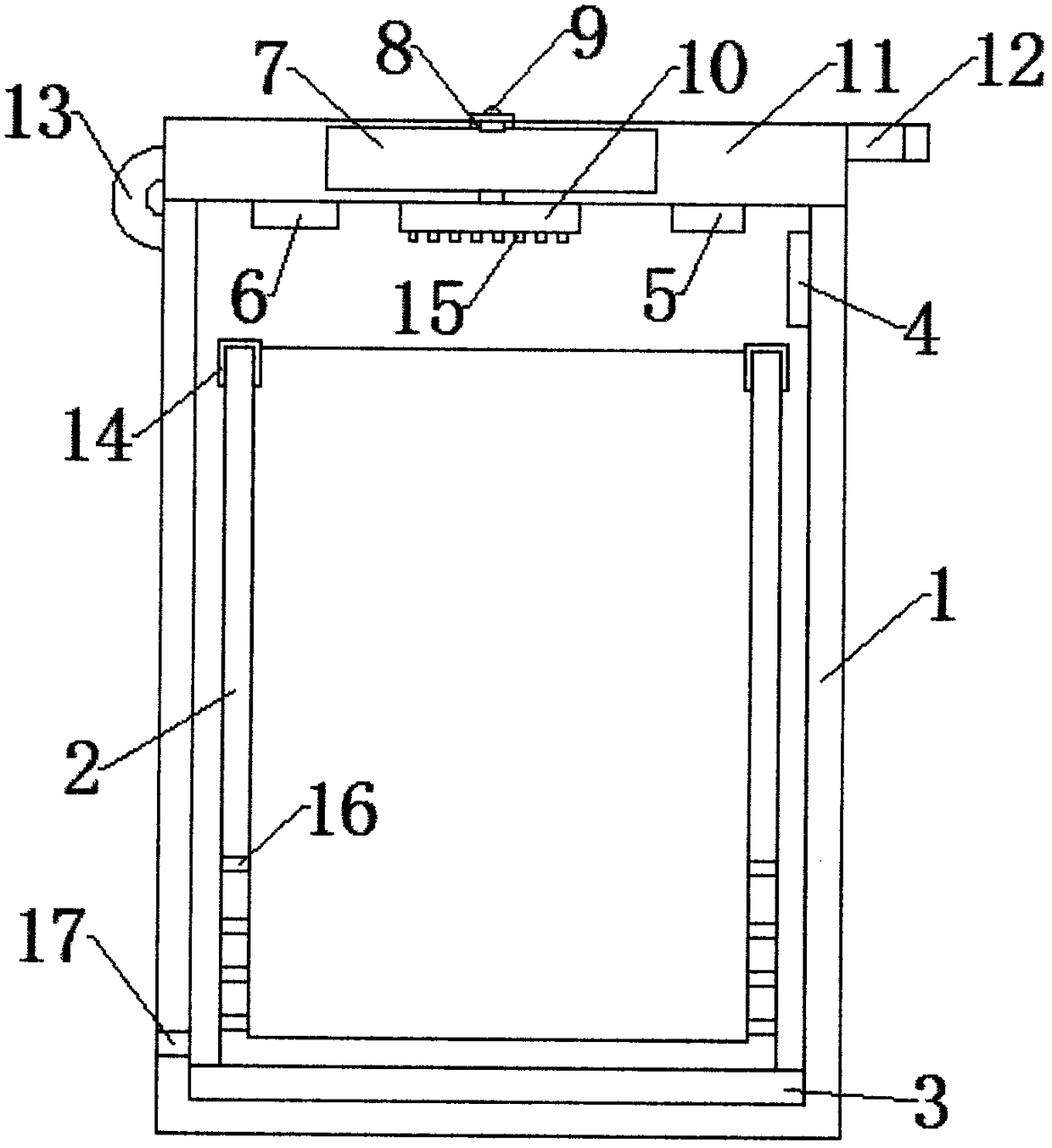 Fireproofing odor-removing plastic garbage can