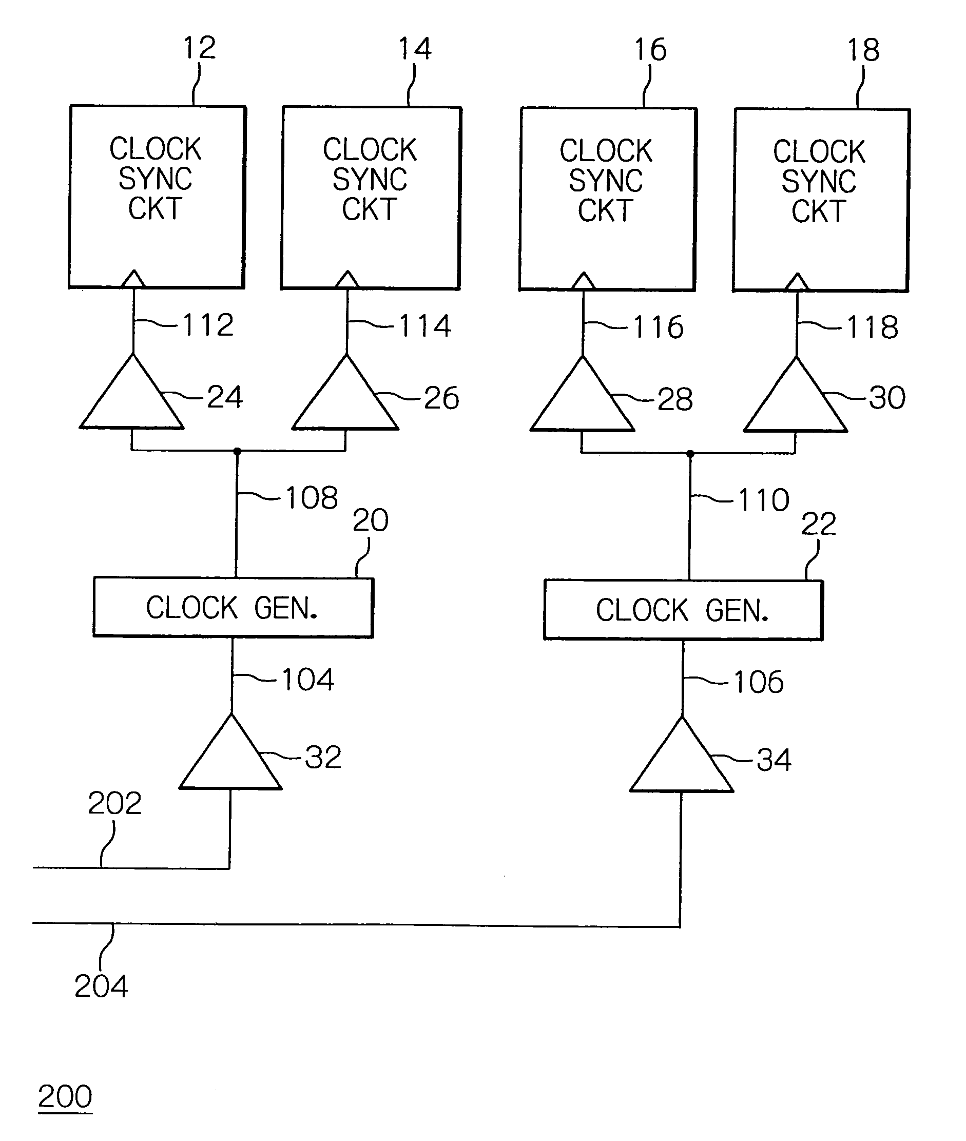 Clock distributor for use in semiconductor logics for generating clock signals when enabled and a method therefor