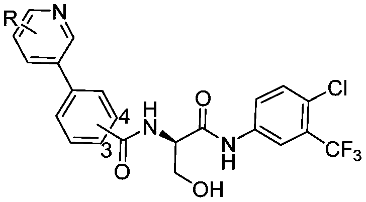 A serine-containing peptoid compound and its preparation method and application