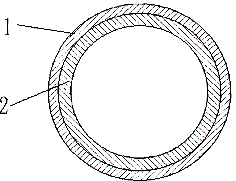 Anti-collision polytetrafluoroethylene composite tube