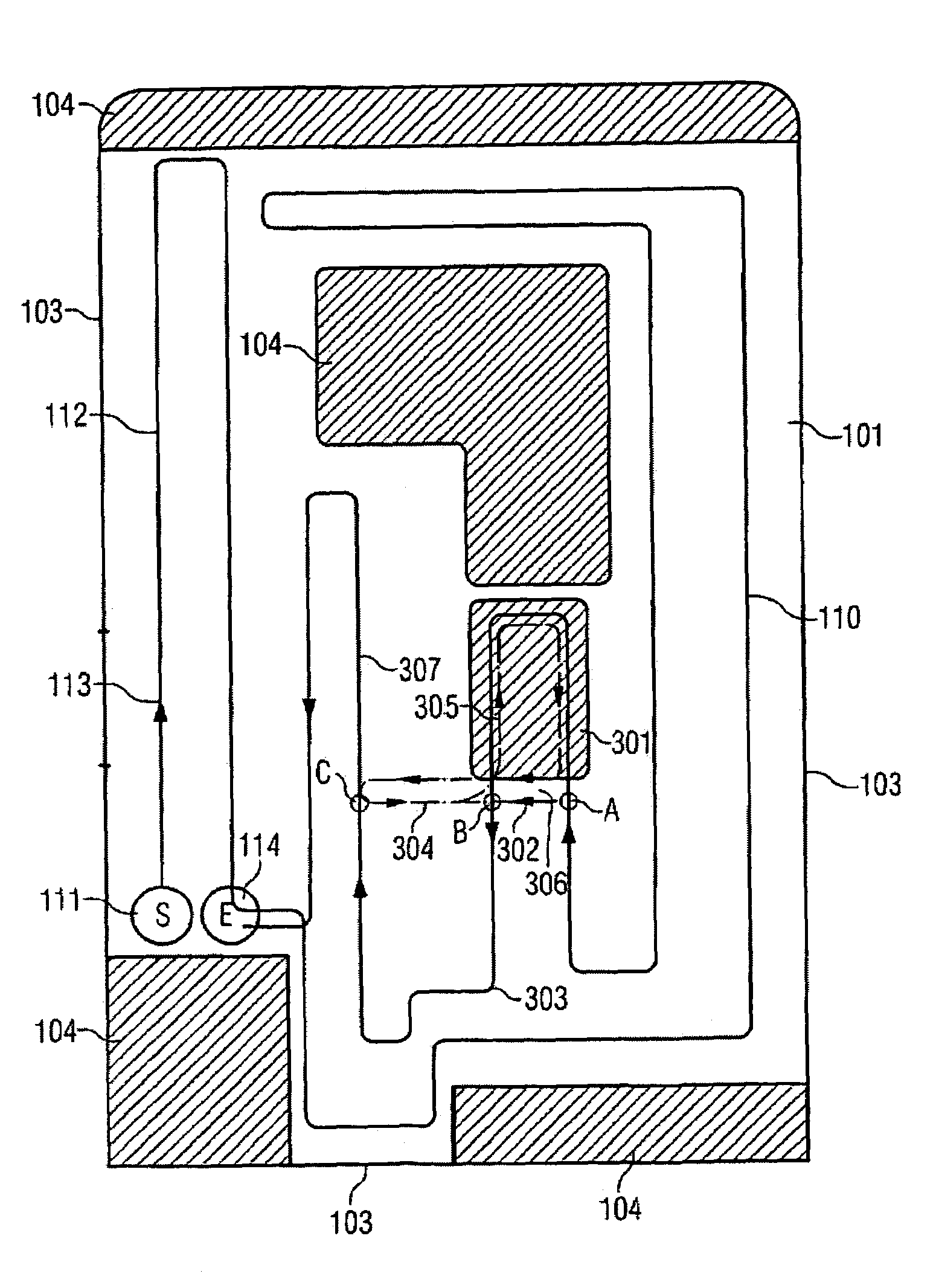 Programming of an extended path for an autonomous mobile unit for the subsequent traversing of path sections that are temporarily blocked