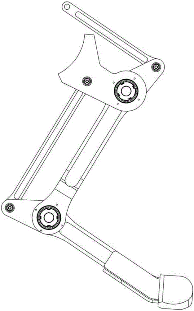 Leg structure of legged robot