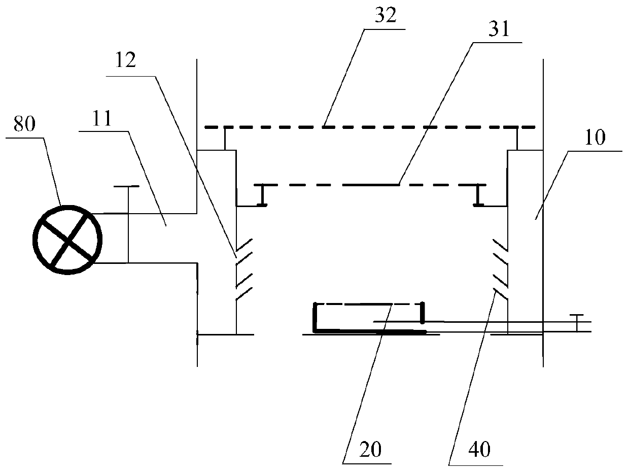 Combustion stove for mating with incinerator