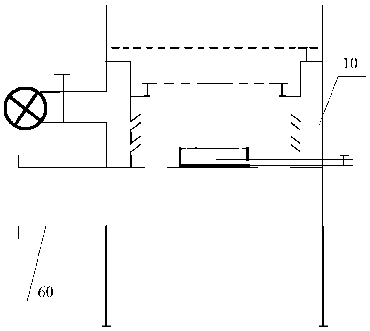 Combustion stove for mating with incinerator