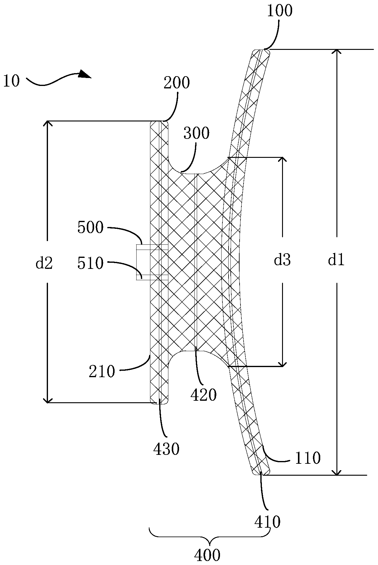 Interventricular septum perforating stopper used after miocardial infarction