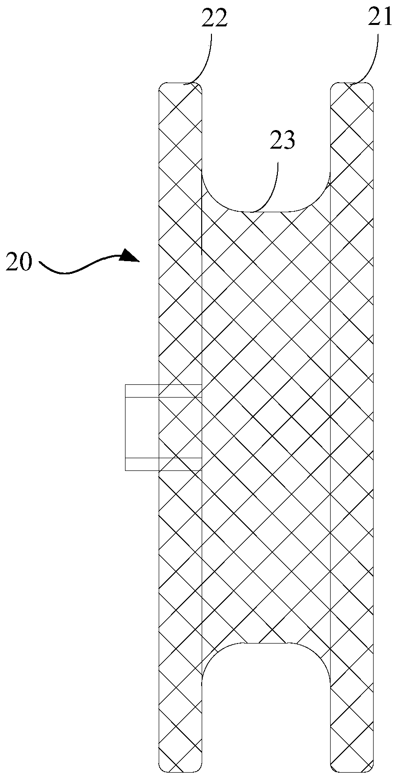 Interventricular septum perforating stopper used after miocardial infarction