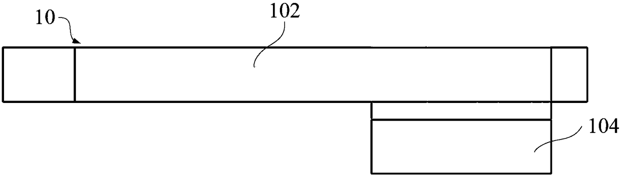 Weld leg component, arrayed weld leg module and key component