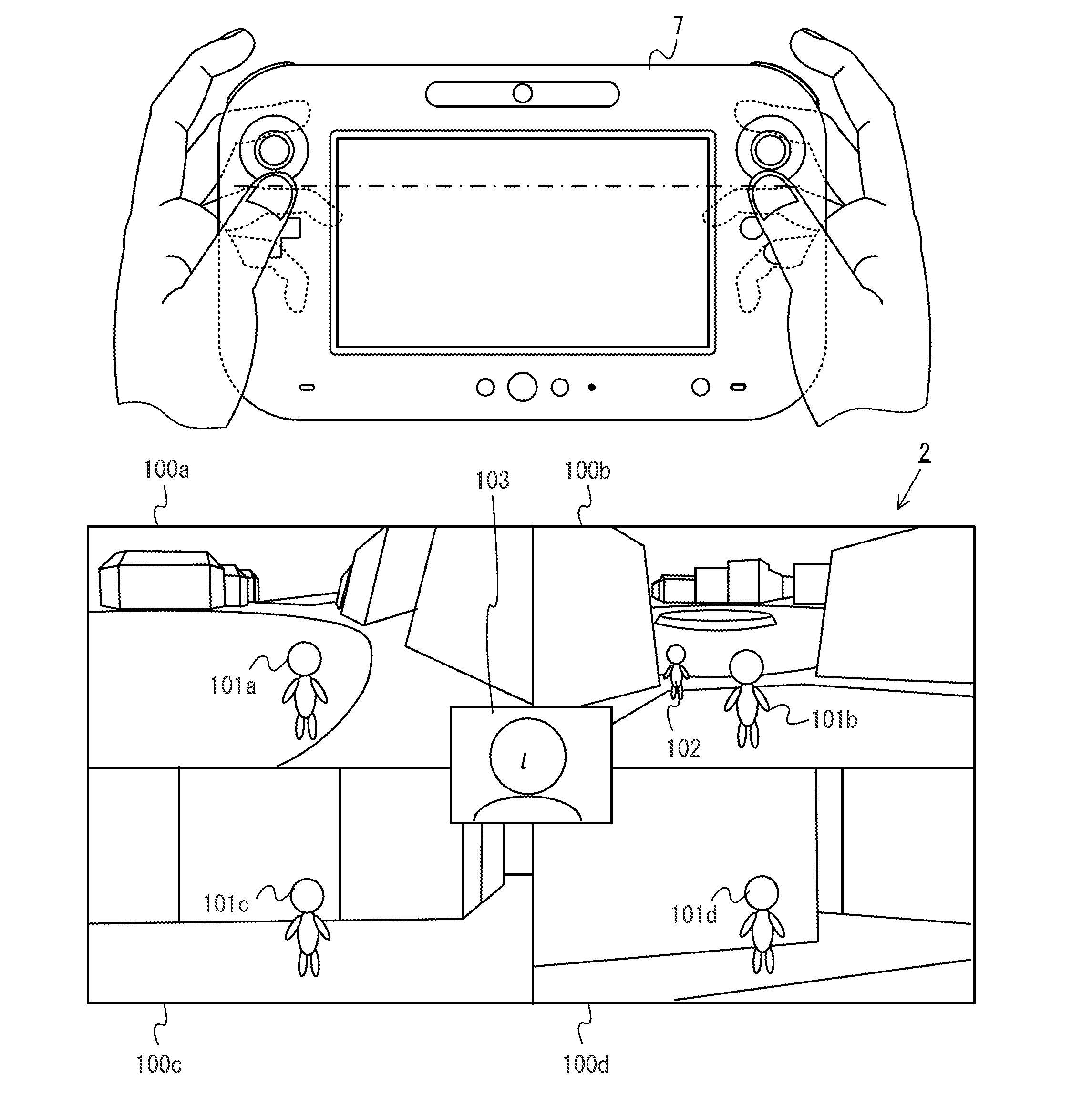 Game system, game device, storage medium storing game program, and image generation method