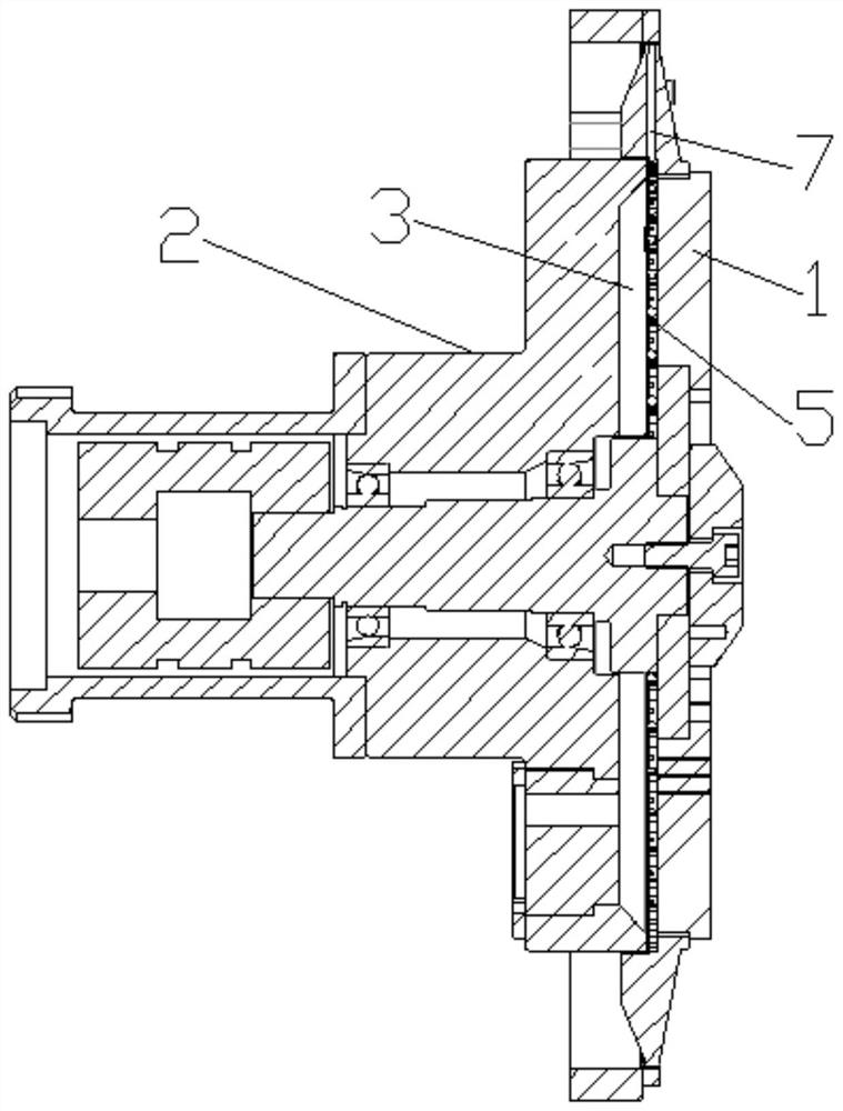 Bead taking assembly of bead planting machine