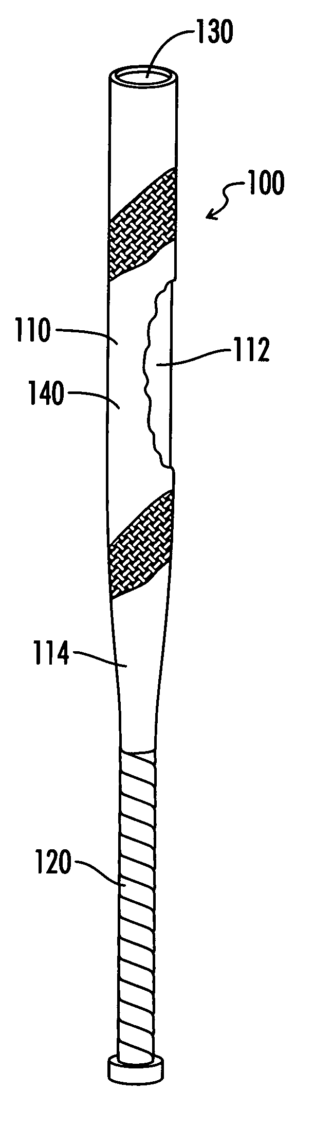 Testing apparatus and method for composite articles