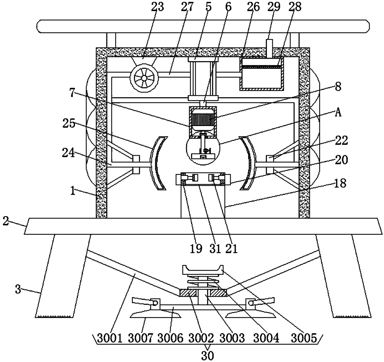 Polishing device with high safety for industrial design