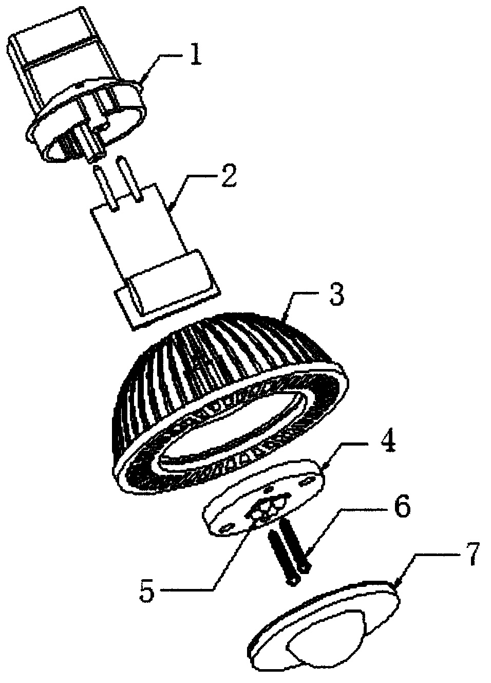 High-tension LED spotlight