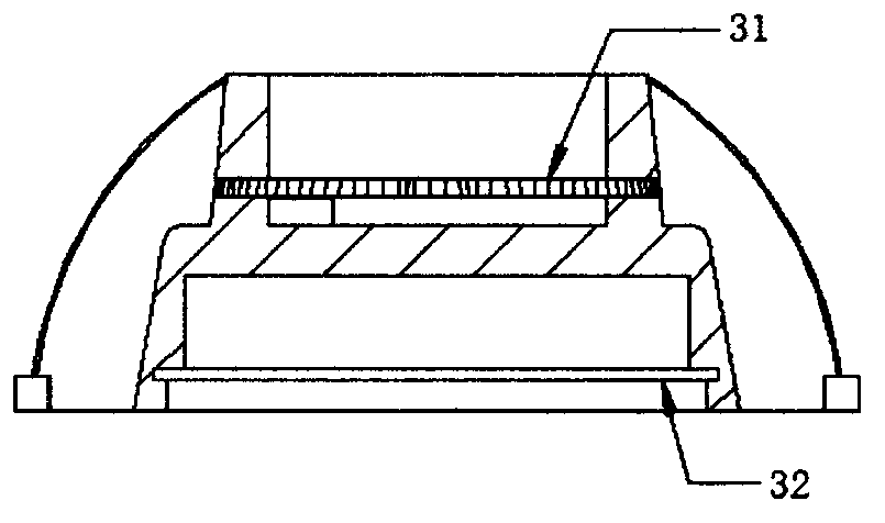 High-tension LED spotlight