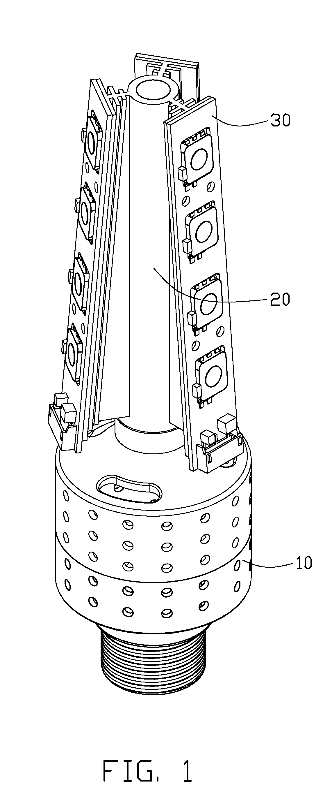 LED lamp having heat sink