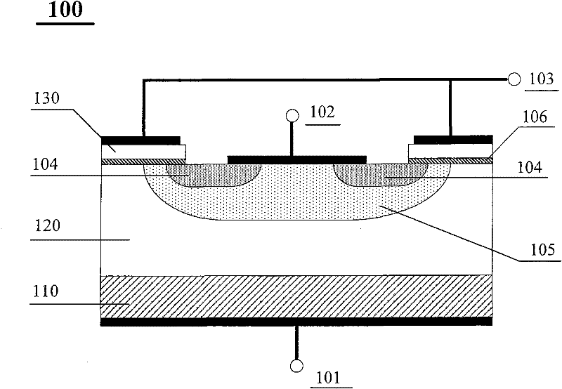 Method for preparing vertical double-diffusion MOS transistor