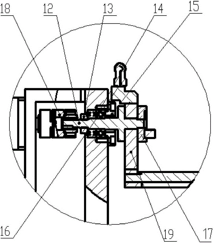 Spin welding oil cup clamp capable of preventing welding oxidation and control method