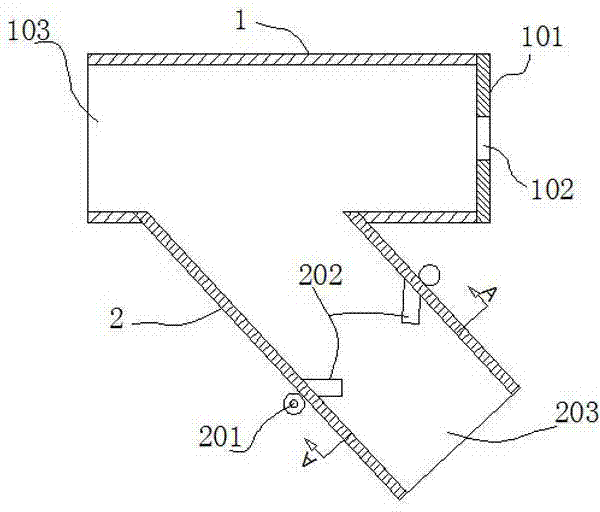 Drilling machine with dust-collecting device